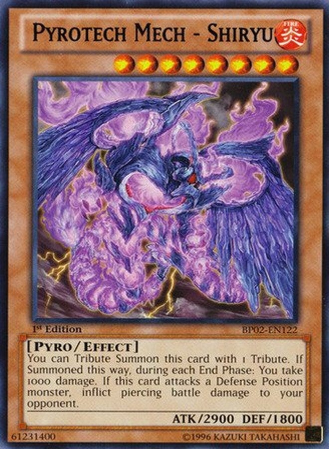 YU-GI-OH! - Pyrotech Mech - Shiryu (BP02-EN122) - Battle Pack 2: War of The Giants - 1st Edition - Rare